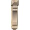 Ekena Millwork Olympic Arts and Crafts Rough Sawn Bracket w/ Offset Brace, Douglas Fir, 6"W x 22"D x 26"H BKT0604X22X26OLY03RDF - alternate 2